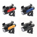 500LM Bicycle Light Mobile Phone Holder Multi-Function Riding Front Light With Horn, 4000 mAh (Black), 4000 mAh (Black Red), 4000 mAh (Black Blue), 4000 mAh (Black Orange), 2400 mAh (Black Red), 2400 mAh (Black Blue), 2400 mAh (Black Orange)           ...