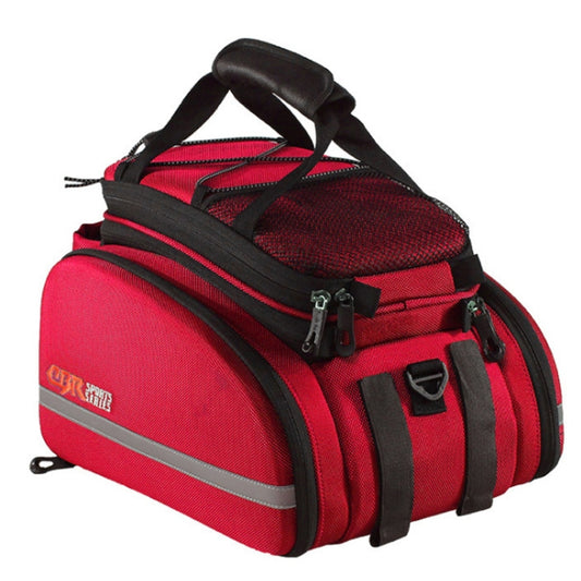 CBR Bike Hard Shell Shelf Bag Travel Bag Bicycle Hard Shell Shoulder Bag, Red, Blue, Black