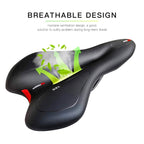 Silicone Bicycle Seat GEL Mountain Bike Saddle Bicycle Seat Saddle, Black Red, Black Yellow, Black Blue