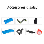Bicycle Telescopic Folding Mudguard  27.5 Inch Extended Water Retaining LED Taillight