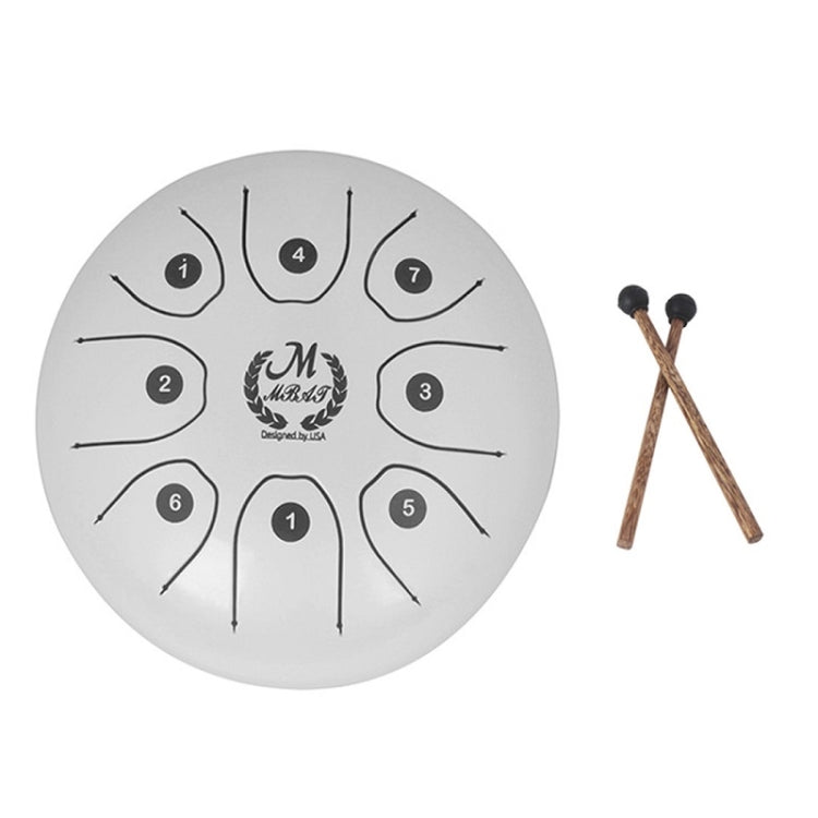 MEIBEITE 5.5-Inch C-Tune Sanskrit Drum Steel Tongue Empty  Worry-Free Drum, MEIBEITE White, MEIBEITE Red, MEIBEITE Black, MEIBEITE Golden, MEIBEITE Purple, MEIBEITE Blue, MEIBEITE Green