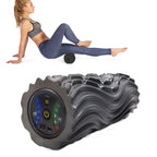 Three-zone Vibration Electric Muscle Relaxation Roller Vibration Massage Yoga Column Foam Roller,, CN Plug ( Gray), CN Plug( Orange), USB Model(Space Gray), USB Model (Orange)