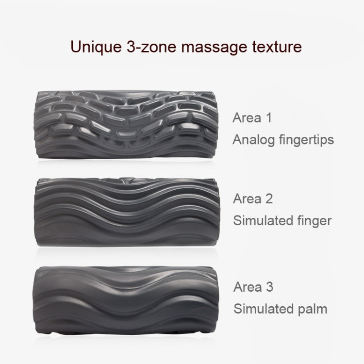 Three-zone Vibration Electric Muscle Relaxation Roller Vibration Massage Yoga Column Foam Roller,, CN Plug ( Gray), CN Plug( Orange), USB Model(Space Gray), USB Model (Orange)