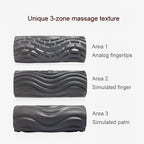 Three-zone Vibration Electric Muscle Relaxation Roller Vibration Massage Yoga Column Foam Roller,, CN Plug ( Gray), CN Plug( Orange), USB Model(Space Gray), USB Model (Orange)