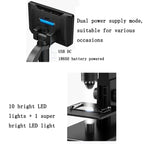 2000X 7 Inch Microbial Cell Observation Microscope Electronic Digital Magnifying Glass