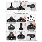 Bicycle Riding Seat Silicone Bicycle Seat Bicycle Saddle, 1103