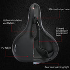 YAFEE Taillight Bicycle Seat Mountain Bike Saddle With Light Seat