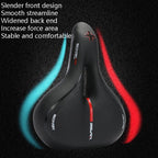 YAFEE Taillight Bicycle Seat Mountain Bike Saddle With Light Seat