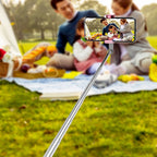 Y202 Bluetooth Selfie Stick With Floor Tripod Stand Mobile Phone Selfie Camera
