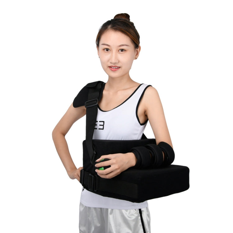 Shoulder Abduction Fixation Brace Scapula Dislocation Fracture Fixation Pillow with Grip Ball, Strap Style Left, Strap Style Right, Paste Style Left, Paste Style Right