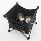 CLS Outdoor Folding Picnic Table Storage Hanging Bag Portable Invisible Pocket Storage Hanging Pocket,Style:, Small Pocket, Large Pocket, Black Table + Small Pocket, Table Small + Small Pocket, Table Medium + Large Pocket
