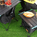 CLS Outdoor Folding Picnic Table Storage Hanging Bag Portable Invisible Pocket Storage Hanging Pocket,Style:, Small Pocket, Large Pocket, Black Table + Small Pocket, Table Small + Small Pocket, Table Medium + Large Pocket