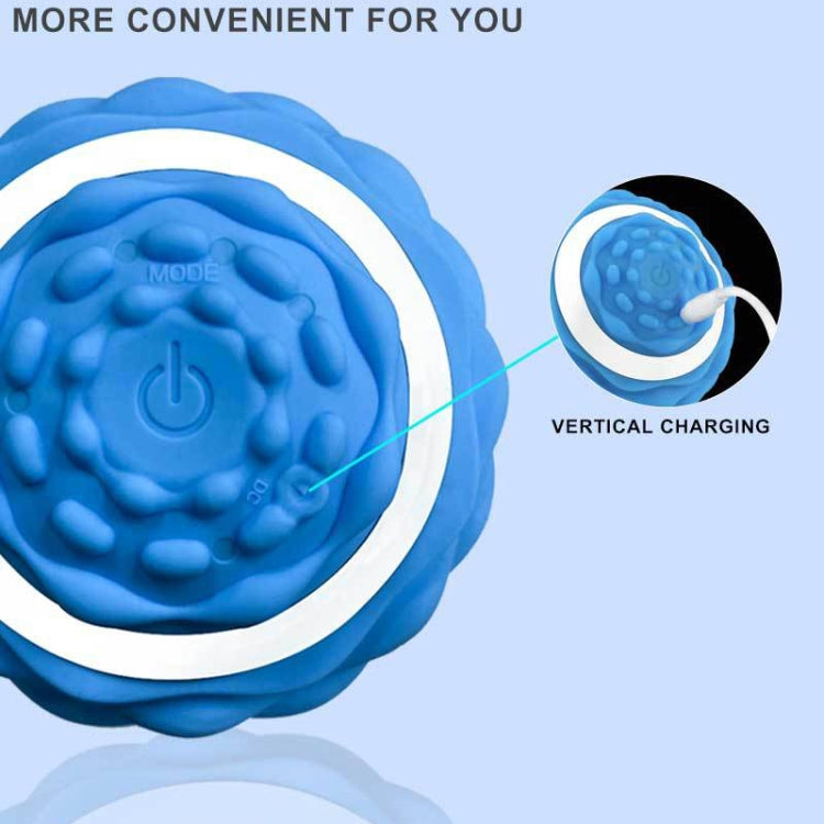 Yoga Silicone Fascia Ball Deep Muscle Relaxation Foot Massage Ball, Blue, Black, Rose Red