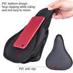 Wheel Up Bicycle Silicone Cushion Cover Mountain Bike Thickening GEL Saddle Cover Riding Equipment, LF32005G-L, LF32005G-S