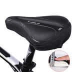 Wheel Up Bicycle Silicone Cushion Cover Mountain Bike Thickening GEL Saddle Cover Riding Equipment, LF32005G-L, LF32005G-S
