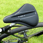 Wheel Up Bicycle Silicone Cushion Cover Mountain Bike Thickening GEL Saddle Cover Riding Equipment, LF32005G-L, LF32005G-S