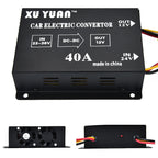 XUYUAN 480W Step-Down Converter 24V to 12V 40A Automotive DC Power Buck Converter, 480W 24V to 12V