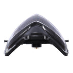 Motorcycle LDE Retro Headlights LED Far Near Beam Lights For Yamaha LC135 V2-V6, Transparent Glass, Smoked Glass