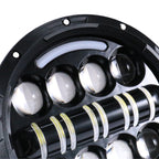 7 Inch Motorcycle Retro Modified Headlights Day Trip LED Far Near Beam Lights  For Wrangler / Harley, Day Trip LED Far Near Beam Lights
