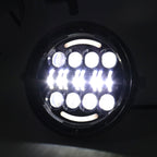 7 Inch Motorcycle Retro Modified Headlights Day Trip LED Far Near Beam Lights  For Wrangler / Harley, Day Trip LED Far Near Beam Lights