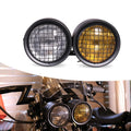 Motorcycle Retro Headlight CG125 Metal Universal Headlight Retro Dual Lamp, Retro Dual Lamp