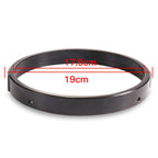7 Inch Motorcycle Headlight Modification Parts Headlight Ring Bracket, Black, Silver
