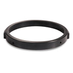 5.75 Inch Round Retro Headlight Ring Motorcycle Headlight Modification Parts, Black, Silver