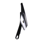 5-7 Inch Retro Motorcycle Windshield Universal Modified Windshield, Black, Smoky, Transparent