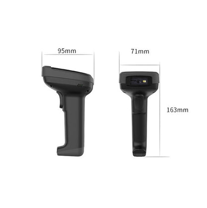 Deli 14952 Supermarket Cashier One-Dimensional QR Code Scanning Gun, Black Wired, White Wired, Black Wireless, White Wireless