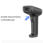 Deli 14952 Supermarket Cashier One-Dimensional QR Code Scanning Gun, Black Wired, White Wired, Black Wireless, White Wireless