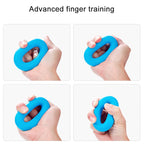 TF122 2 in 1 Silicone Grip Ring + Grip Device Set, TF122 (Green), TF122 (Blue), TF122 (Orange)