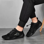 Spring And Summer Men Casual Breathable Peas Shoes Leather Pigskin Lazy Sneakers, 38, 39, 40, 41, 42, 43, 44, 45, 46, 47, 48
