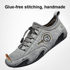 Spring And Summer Men Casual Breathable Peas Shoes Leather Pigskin Lazy Sneakers, 38, 39, 40, 41, 42, 43, 44, 45, 46, 47, 48