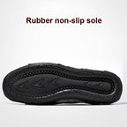 Spring And Summer Men Casual Breathable Peas Shoes Leather Pigskin Lazy Sneakers, 38, 39, 40, 41, 42, 43, 44, 45, 46, 47, 48