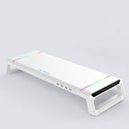 ICE COOREL T1 Monitor Increased Rack Foldable Laptop Stand With RGB Lighting & 4xUSB Expansion Interface