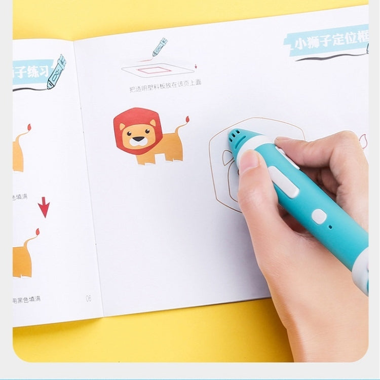 Drawing Three-Dimensional Graffiti Low Temperature 3D Printing Pen For Children, A2 Pure Deer, A2 Pink Pig, A2 Young Bear