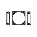 3pcs /Set Clock Panel Sticker Set for Volkswagen Magotan/CC Left-Hand Drive