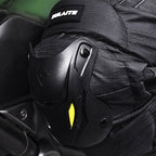 SULAITE Motorcycle Protector Rider Wind Warmth Protective Gear Riding Equipment, Black Knee Pads, Black Elbow Pads, Black Knee Pad+Elbow Pad