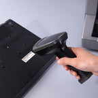 Deli  Wired And Wireless Scanner Drugstore Supermarket Catering Logistics Cash Register Scanner, 14882 (Black), 14882 (White), 14882W (Black), 14882W (White)