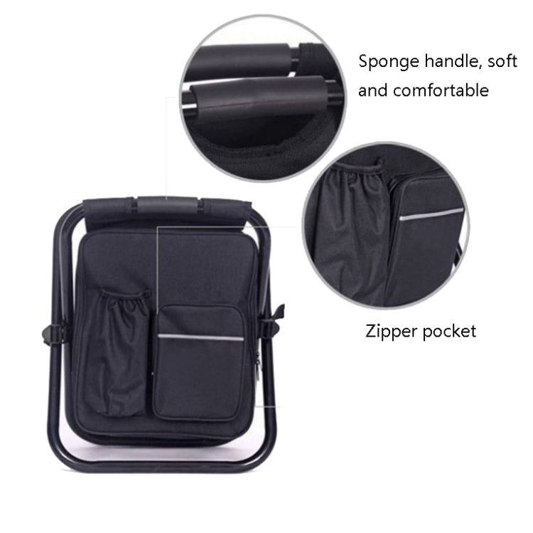 Multifunctional Folding Stool Portable Ice Pack Stool Lightweight Outdoor Stool, Outdoor Stool(Blue), Outdoor Stool(Green), Outdoor Stool(Black)