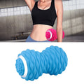 Massage Fitness Electric Silicone Massage Ball Muscle Relaxation Fascia Ball Peanut Shape Yoga Ball, Blue, Black, Rose Red