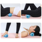 Massage Fitness Electric Silicone Massage Ball Muscle Relaxation Fascia Ball Peanut Shape Yoga Ball, Blue, Black, Rose Red