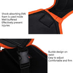 SULAITE Children Skating Back Protector Chest Protector Spine Protector Night Reflective Armor Child Riding Armor, S, M, L
