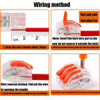 10 PCS VSE-413W Plastic Terminal Home Wiring Terminal Wire Connector, VSE-413W