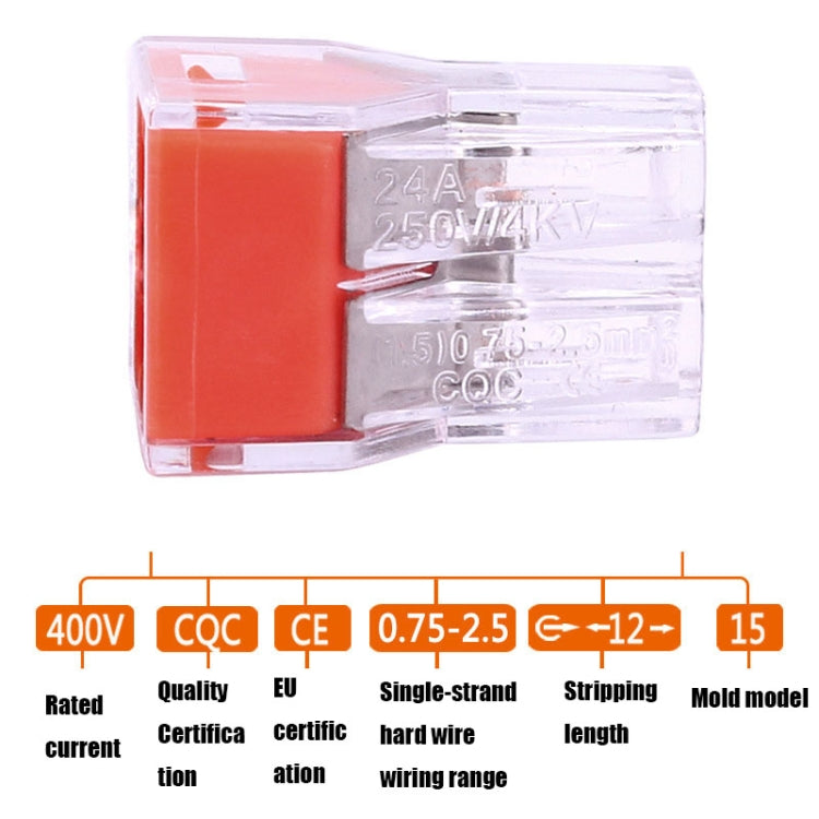 10 PCS VSE-104 Fast Wire Connector Terminal