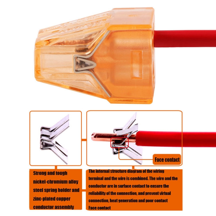 10 PCS VSE-104 Fast Universal Copper Wire Connector Terminal