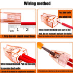10 PCS 602A Wire Quick Connector Terminal Block Plug-In Parallel Splitter Crimp Cap Copper Insulated Connector