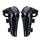 SULAITE Motorcycle Outdoor Riding Anti-Fall Protective Gear Knee Pads, Black, Black Red