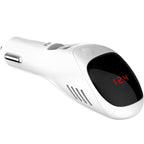 S90B Multifunctional Car Negative Ion Formaldehyde Removal Air Purifier, White, Black