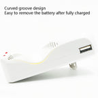 Smart USB Timing Battery Charger AA / AAA Battery Charger, US Plug, EU Plug, UK Plug
